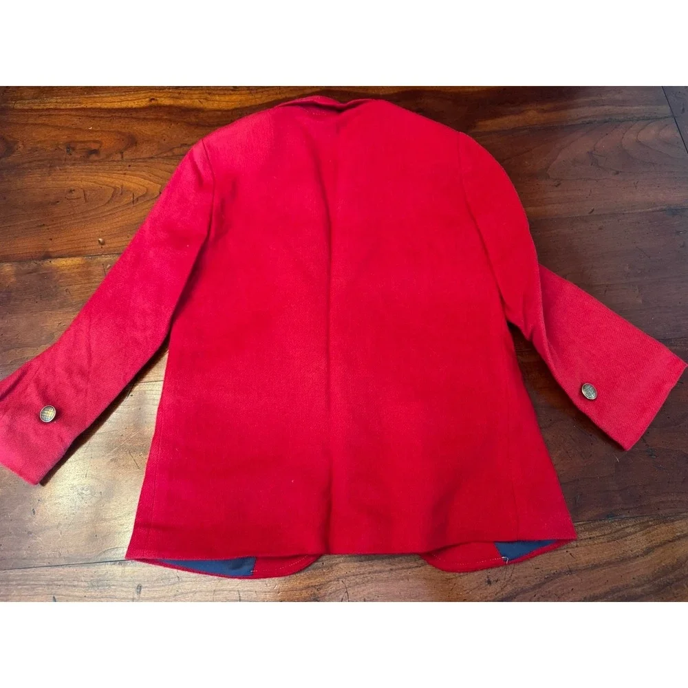 Imp Originals Boys‎ Size 6 Red Wool Blazer